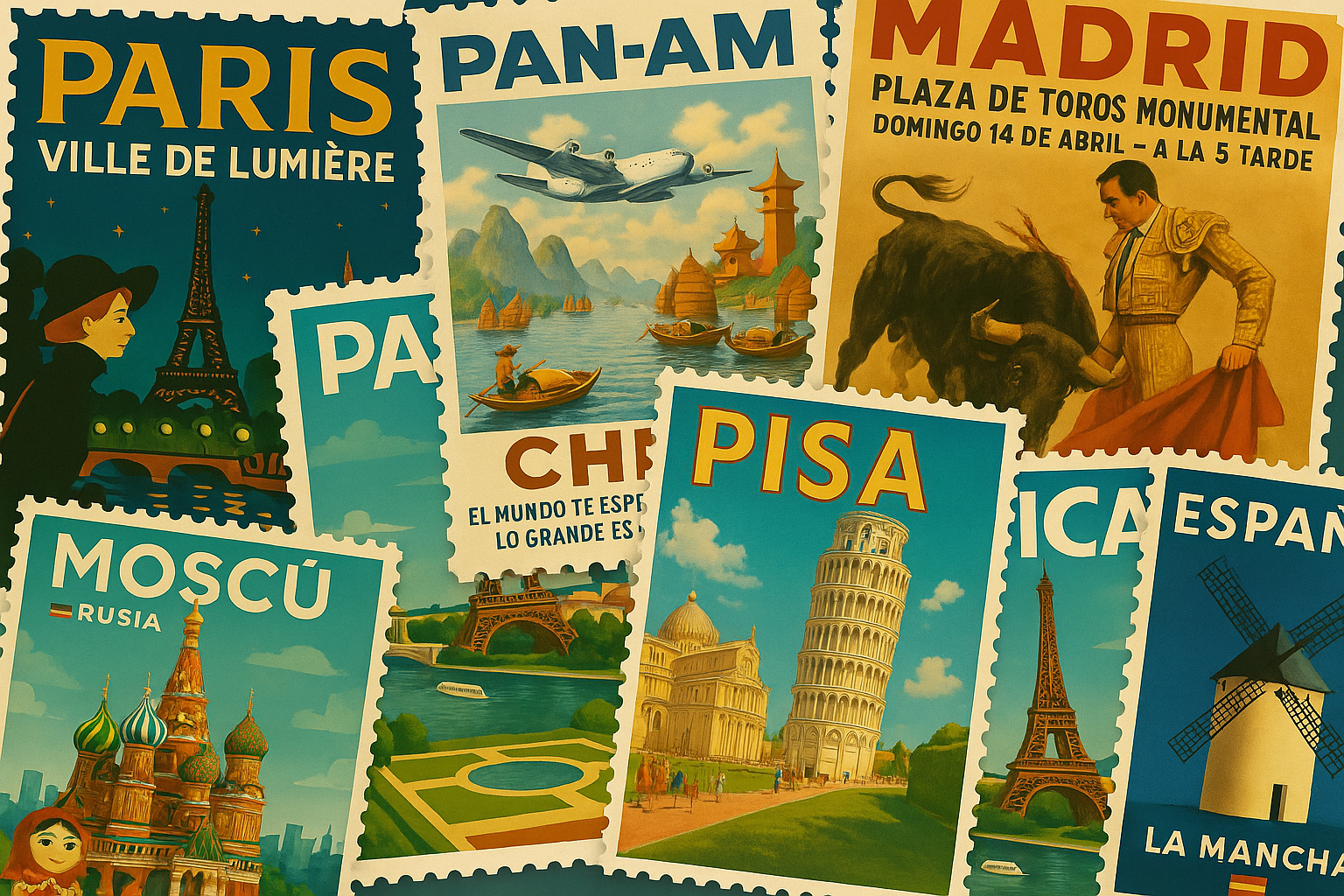 POSTER TOUR & TRAVEL  VINTAGE